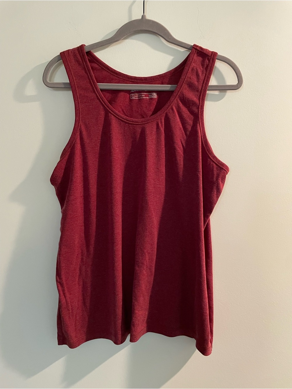 Eddie Bauer soft red tank 2XL